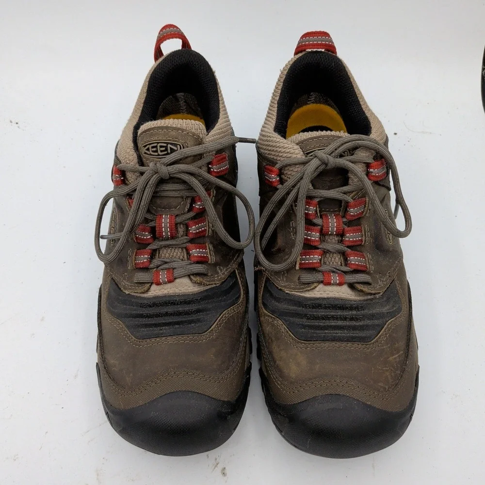 KEEN Ridge Flex Low WP Waterproof Hiking Shoes Mens 9.5 Wide 1025417 Gorpcore